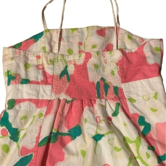 Lilly Pulitzer Dress Girl’s Floral Sundress Pink Size 16 Preppy Vacation Summer - Picture 4 of 7